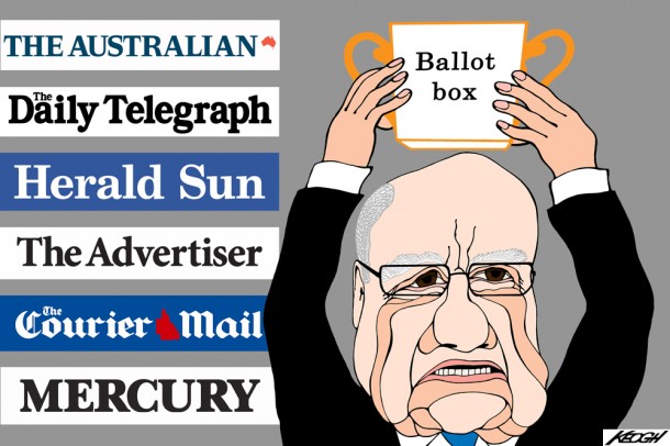 Rupert Murdoch media monopoly Keogh Cartoons