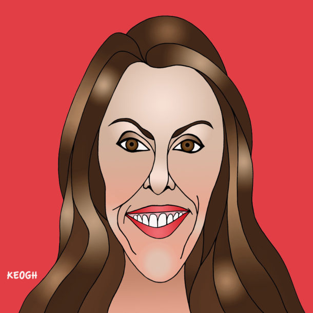 Peta Credlin caricature Keogh Cartoons Sky News Live Australia